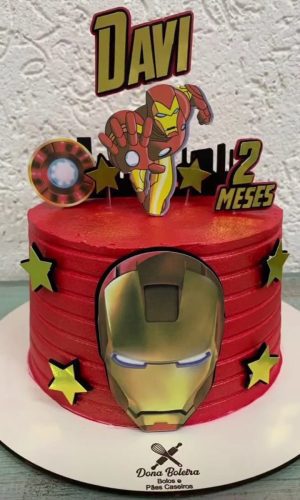 Arquivo Digital Topo de Bolo - Homem de Ferro - Iron Man