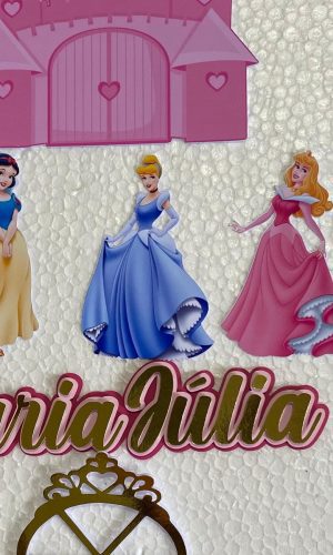 Arquivo Digital Topo de Bolo Princesas