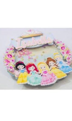 Arquivo digital Topo de bolo Princesas