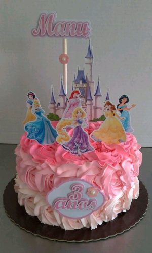 Arquivo de Corte Princesas Topo de Bolo