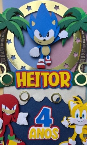Arquivo Digital ? Topo de Bolo | Sonic e Amigos