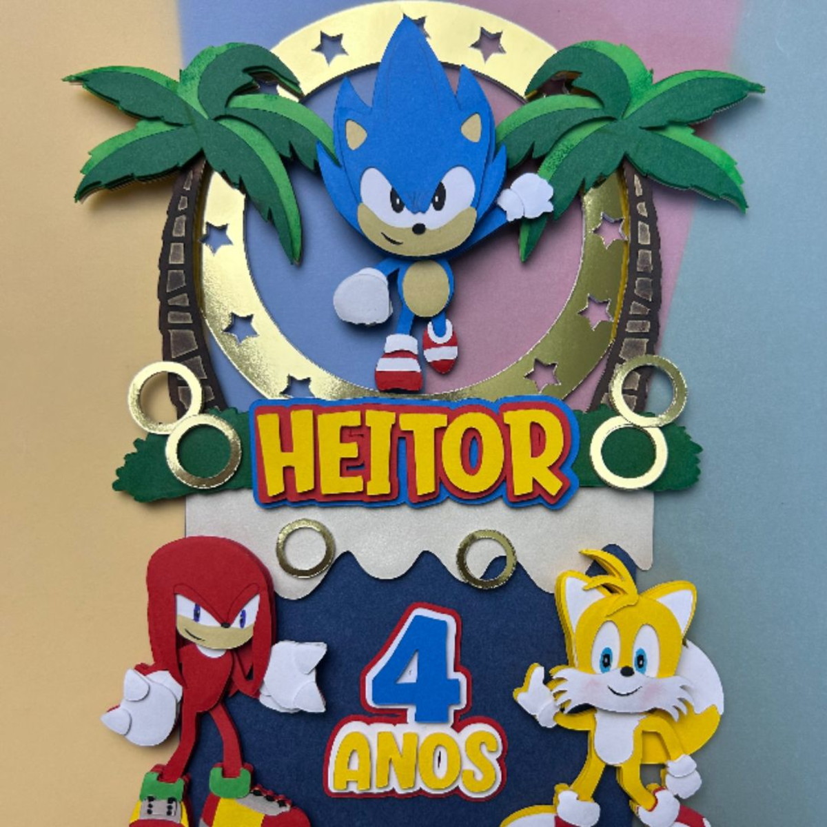 Arquivo Digital ? Topo de Bolo | Sonic e Amigos