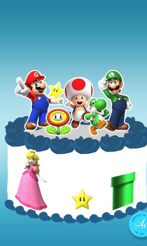 Arquivo digital Topo de bolo Super Mario #3 PDF/JPG