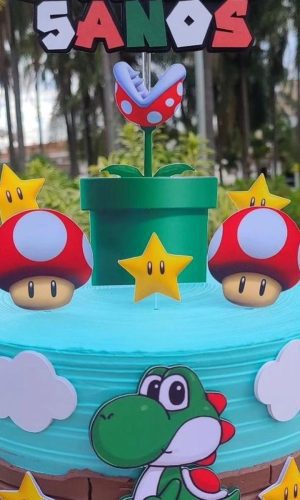 Arquivo Digital Topo de Bolo Super Mario