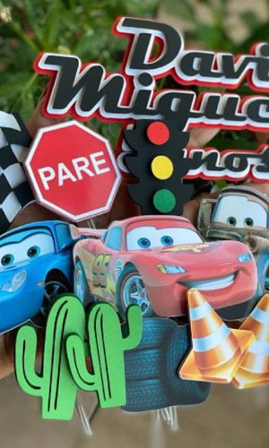 Arquivo Digital Topo De Bolo Tema Carros