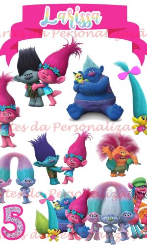 Arquivo Digital Topo de Bolo Trolls