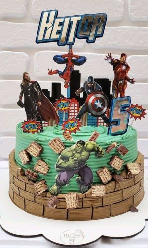 ARQUIVO DIGITAL- Topo de Bolo vingadores