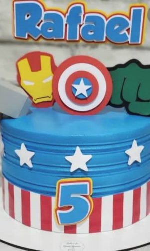Arquivo Digital Topo de Bolo Vingadores