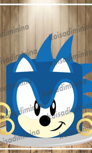 Arquivo em camadas Face Sonic