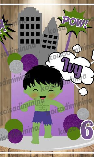 Arquivo Em Camadas Hulk Cute