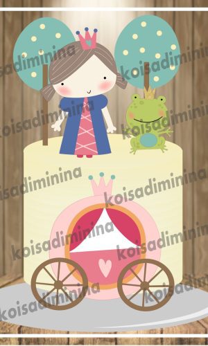Arquivo em camadas Princesa cute 2