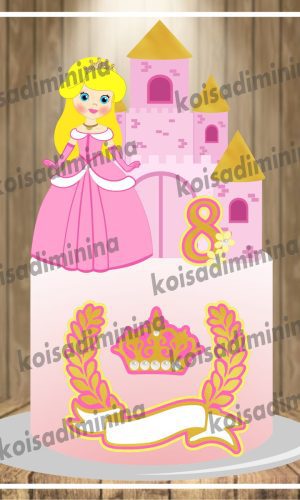 Arquivo em camadas Princesa cute