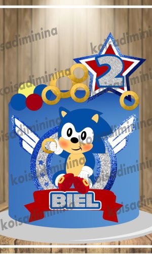 Arquivo Em Camadas Sonic Baby