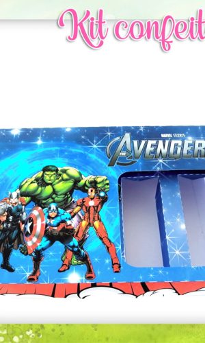 Arquivo Corte - Kit Confeiteiro Vingadores