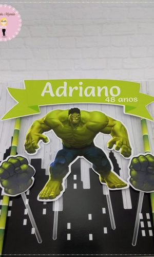 Arquivo para corte topo de bolo Hulk