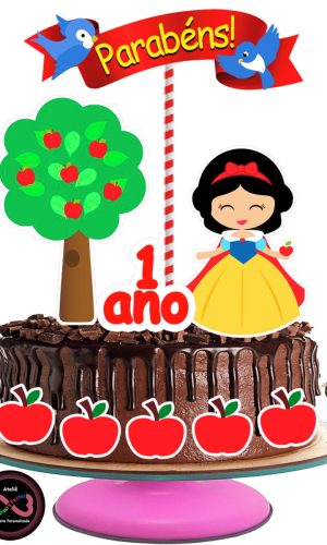 ARQUIVO PSD – Topo de Bolo – Branca de Neve