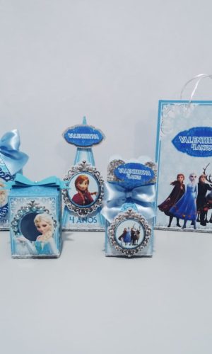 Arquivo Silhouette - Kit Festa Frozen