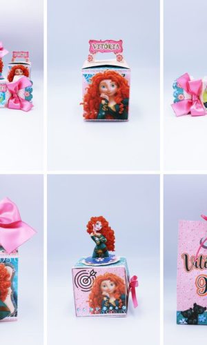 Arquivo Silhouette - Kit Festa Princesa Valente Disney