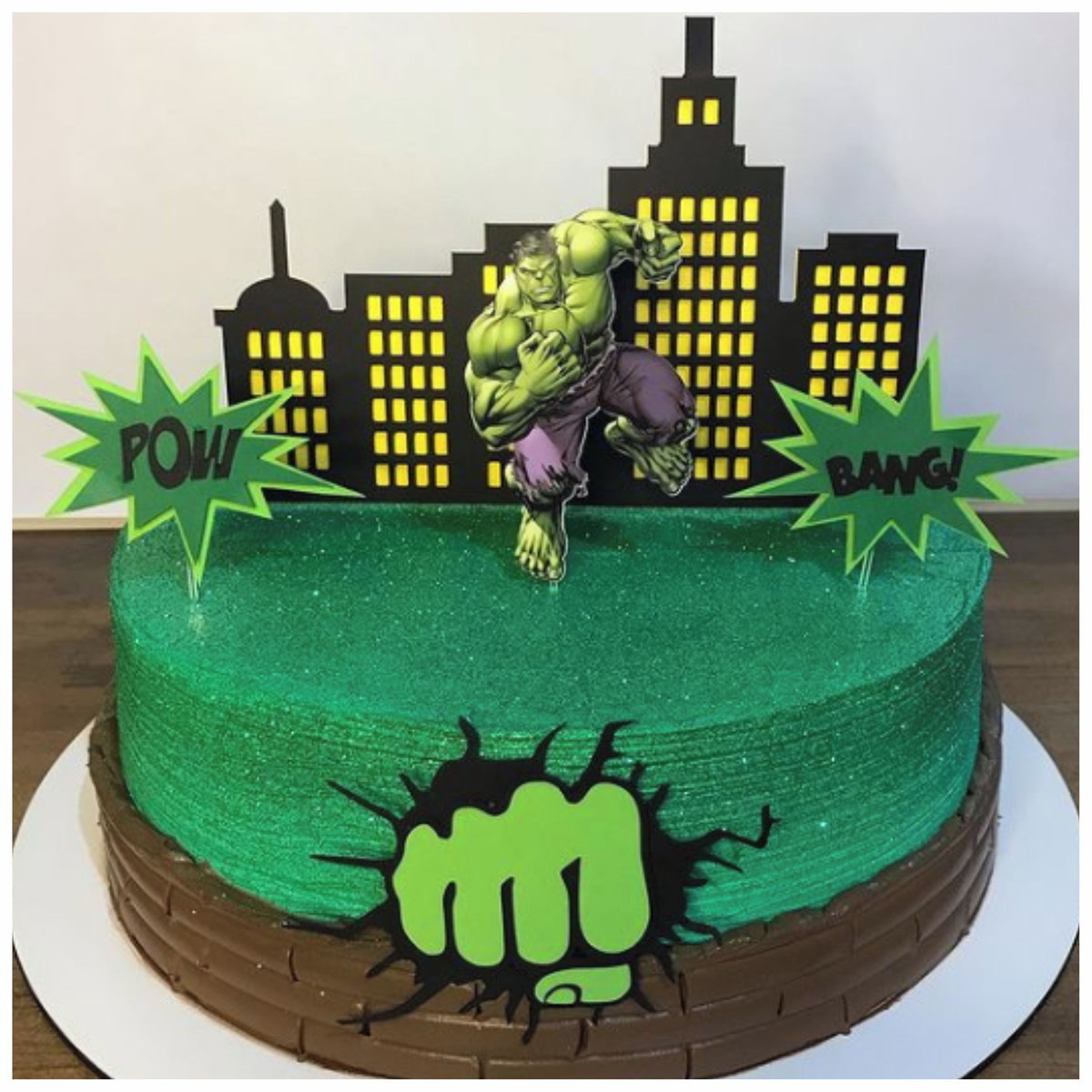 Arquivo Silhouette Topo de Bolo Heroi Hulk 01 Studio