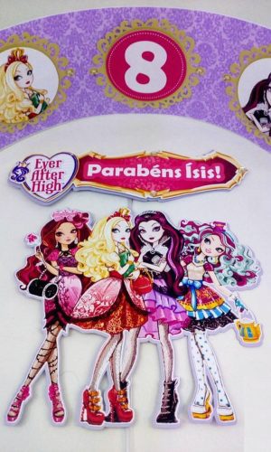 Arquivo Silhouette Topo De Bolo Princesas Ever After High