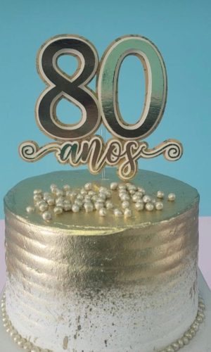 Arquivo Topo de Bolo 80 anos