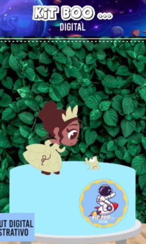 Arquivo Topo de Bolo - A Princesa e o Sapo