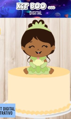 Arquivo Topo De Bolo - A Princesa E O Sapo Tiana