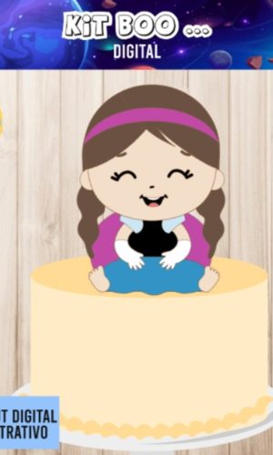 Arquivo Topo De Bolo - Ana Frozen Cute