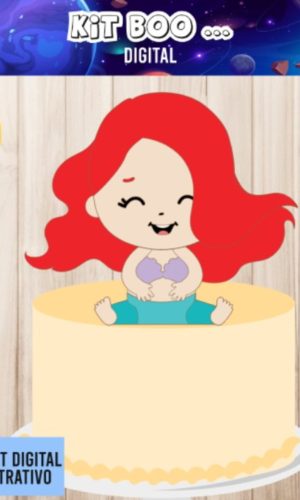 Arquivo Topo De Bolo - Ariel Cute