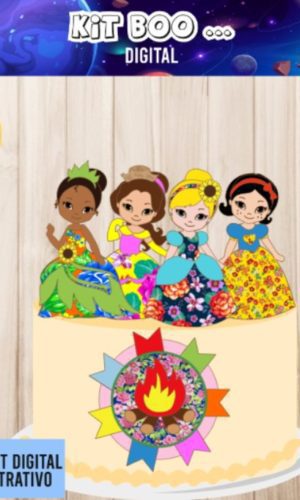 Arquivo Topo de Bolo - Arraiá das Princesas