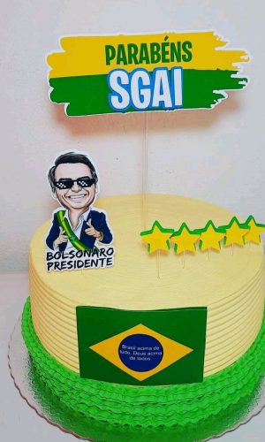 Arquivo topo de bolo Bolsonaro