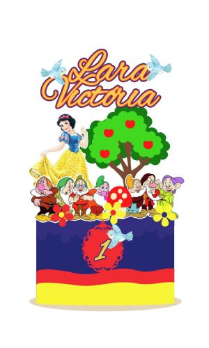 Arquivo topo de bolo branca de neve 2