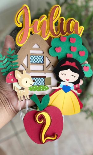 Arquivo Topo de Bolo - Branca de Neve