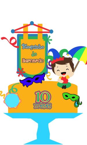Arquivo Topo de Bolo Carnaval Menino