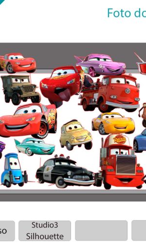 ARQUIVO Topo de bolo Carros Disney +1 tema da loja
