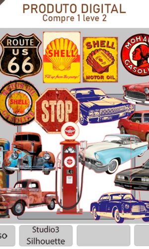ARQUIVO Topo de bolo Carros E Placas Antigos +1tema
