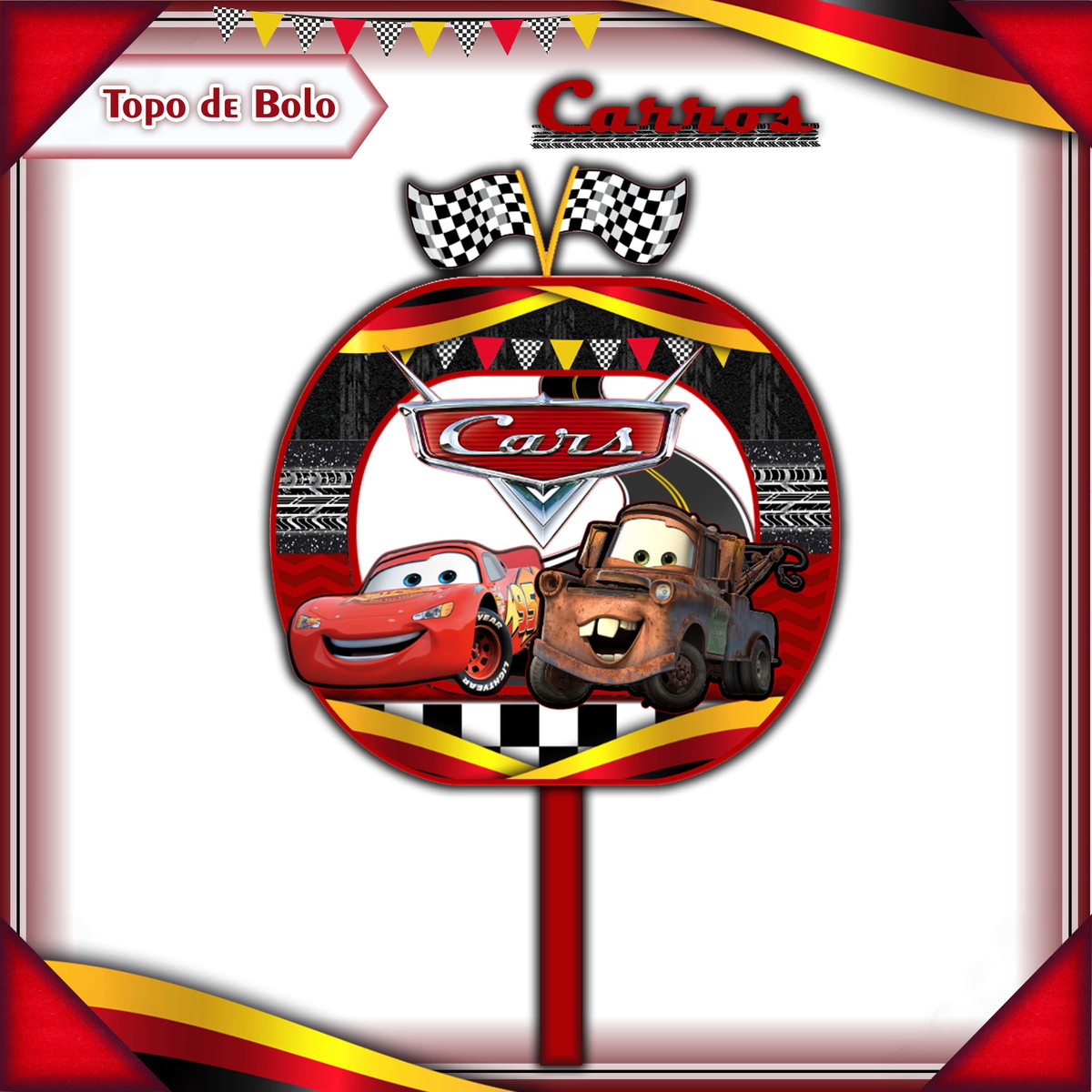 Arquivo Topo de Bolo - Carros