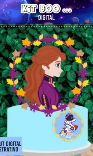 Arquivo Topo de Bolo - Elsa Frozen