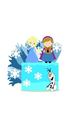 Arquivo Topo de Bolo Frozen Gelo