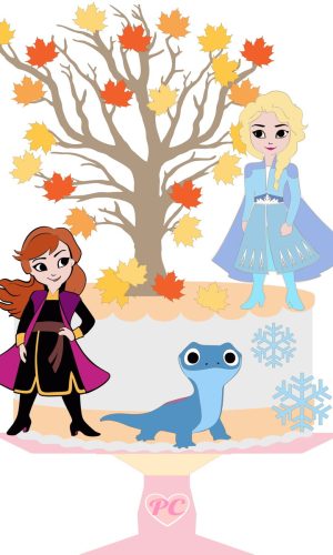 Arquivo Topo De Bolo - Frozen
