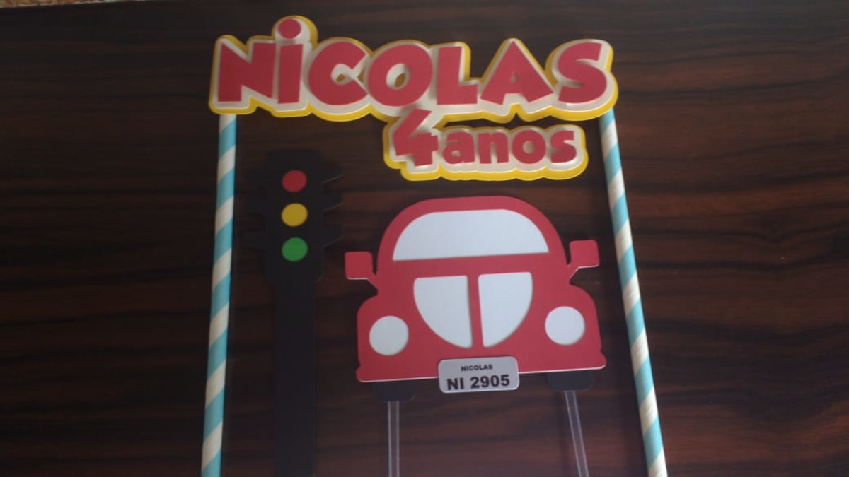 Arquivo Topo de Bolo - Fusca - Imagem 2
