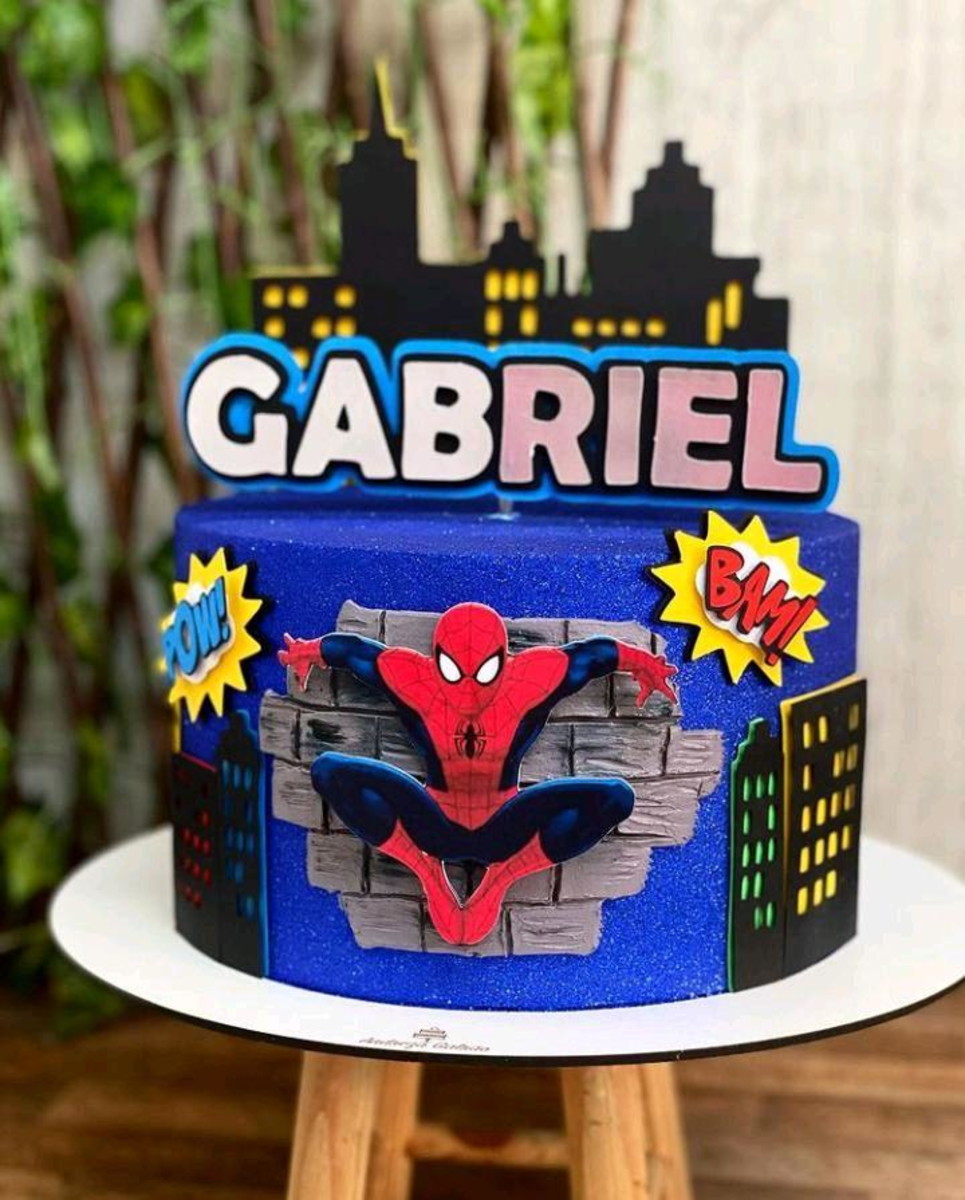 ARQUIVO TOPO DE BOLO HOMEM ARANHA #11043