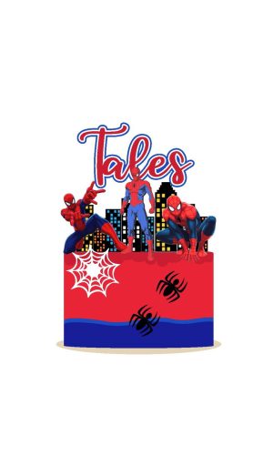 Arquivo Topo de Bolo Homem Aranha 14