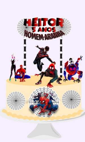 ARQUIVO TOPO DE BOLO HOMEM ARANHA #15078
