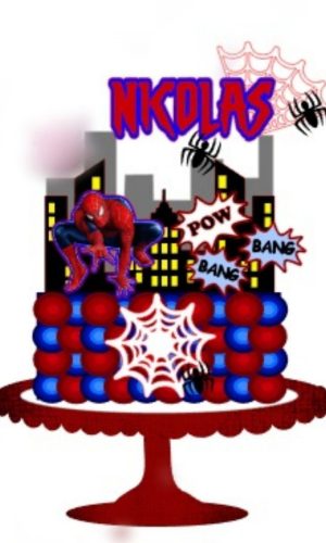 ARQUIVO TOPO DE BOLO HOMEM ARANHA #15087
