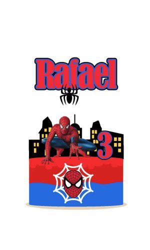 Arquivo Topo de Bolo Homem Aranha 8