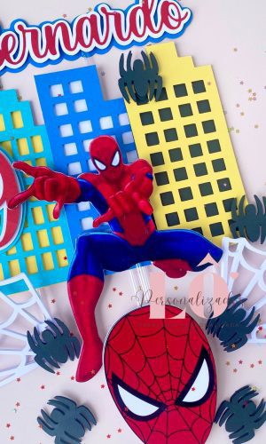 Arquivo Topo de Bolo Homem Aranha
