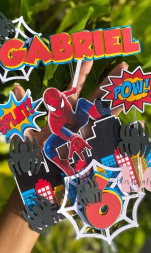 Arquivo Topo de Bolo Homem Aranha