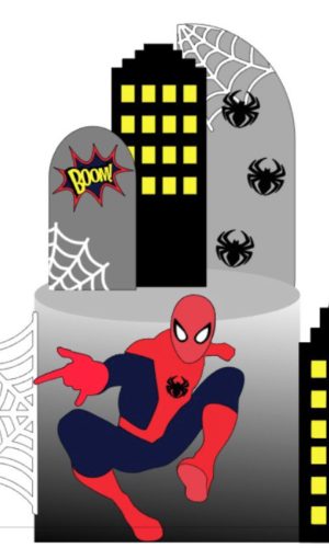 Arquivo Topo de Bolo - Homem Aranha