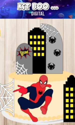 Arquivo Topo de Bolo - Homem Aranha